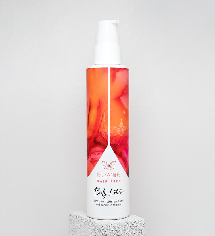 Enzyme Body Lotion zur Haarwuchsreduktion