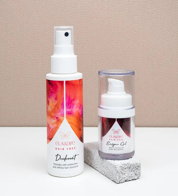 Deodorant-Set zur dauerhaften Haarwuchsreduktion 