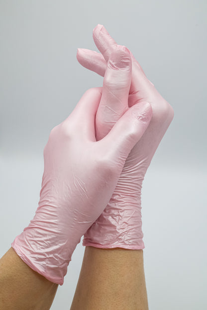 Extra reissfeste Nitrilhandschuhe für das pefekte Sugaring. 